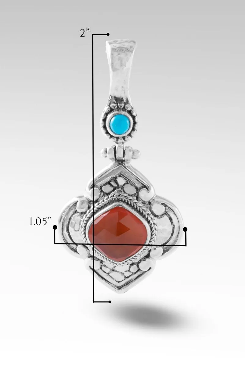 Joyful Pendant II™ in Carnelian