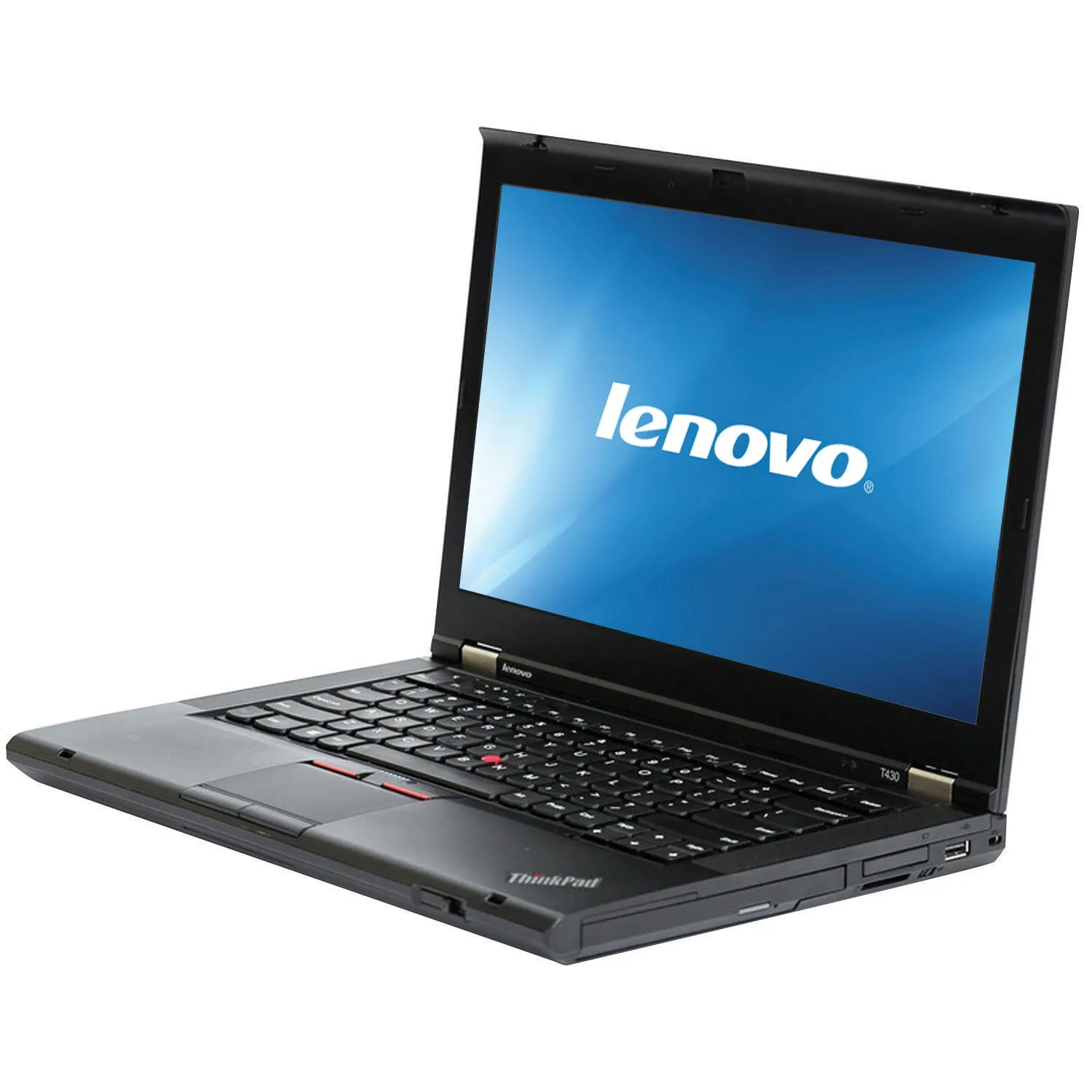 Lenovo ThinkPad T430 14.1” HD Laptop | Intel® Core™ i5 @ 2.6GHz (3rd Gen) | 8GB RAM | 128GB SSD  | Intel HD Graphics | Webcam | DVDRW | Windows 10 Pro x64 - Certified Refurbished