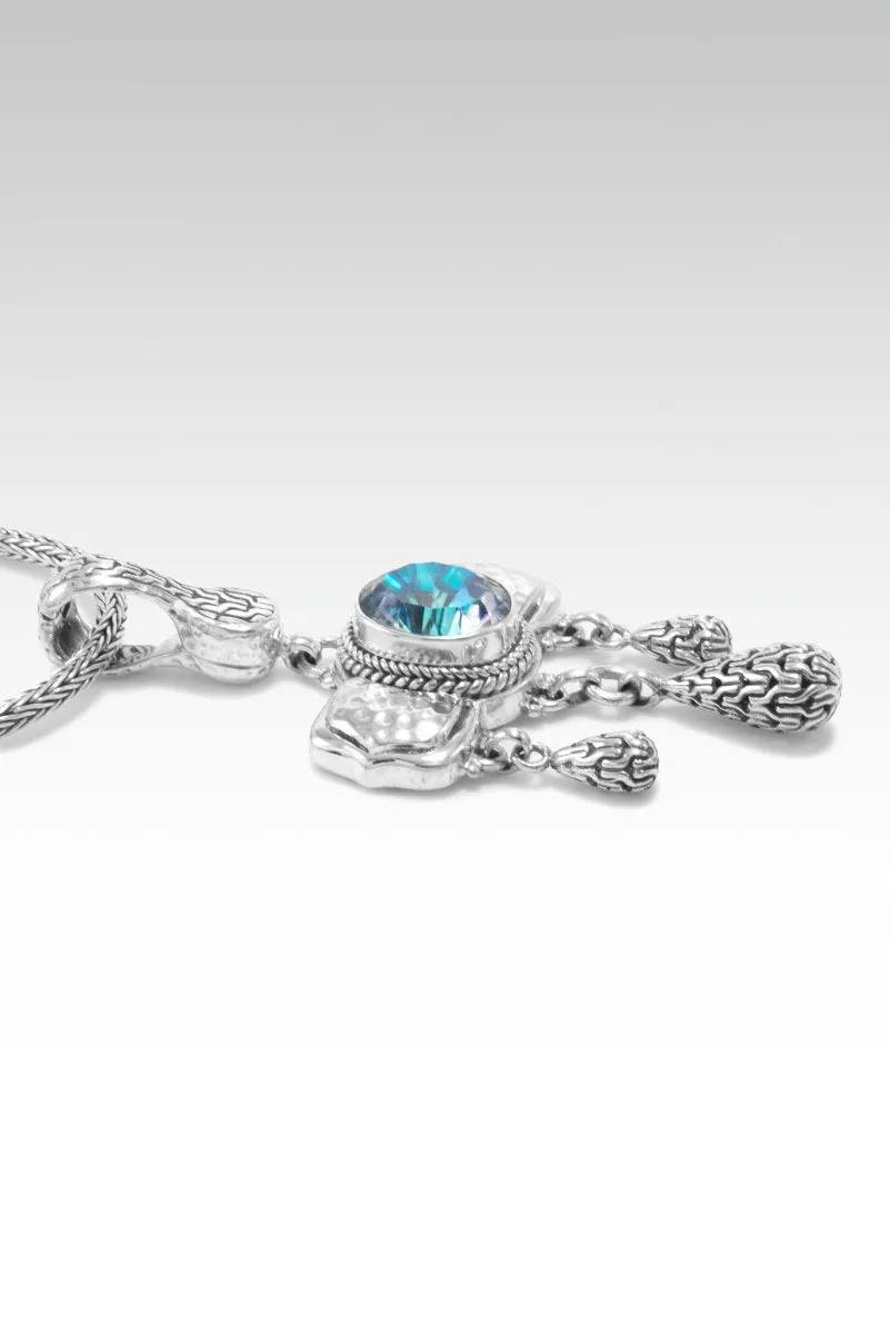 Let Us Sing a New Song Pendant II™ in Green Reflections™ Mystic Quartz