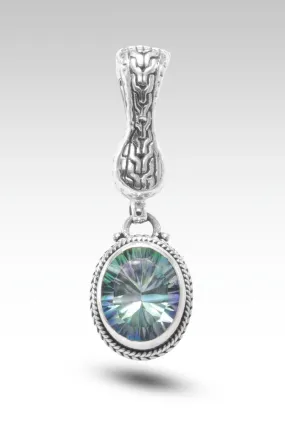 Let Us Sing a New Song Pendant™ in Green Reflections™ Mystic Quartz