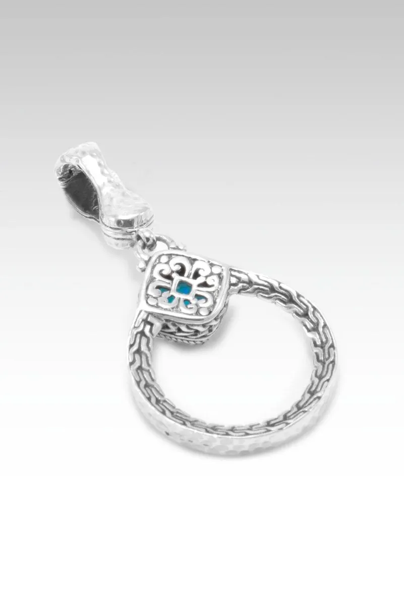 Light and Salvation Pendant™ in Rainbow Caribbean Quartz Triplet
