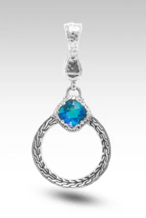 Light and Salvation Pendant™ in Rainbow Caribbean Quartz Triplet