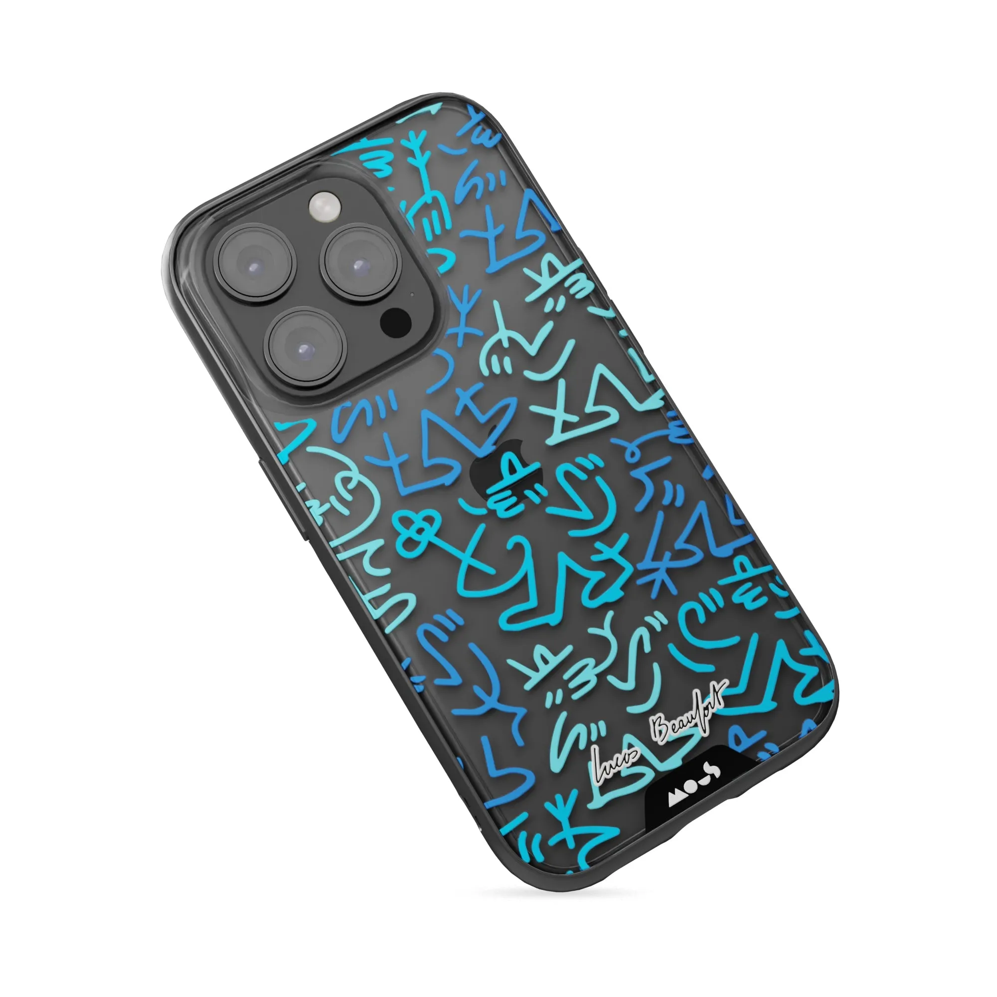 Lucas Beaufort Blue Printed Phone Case - Clarity