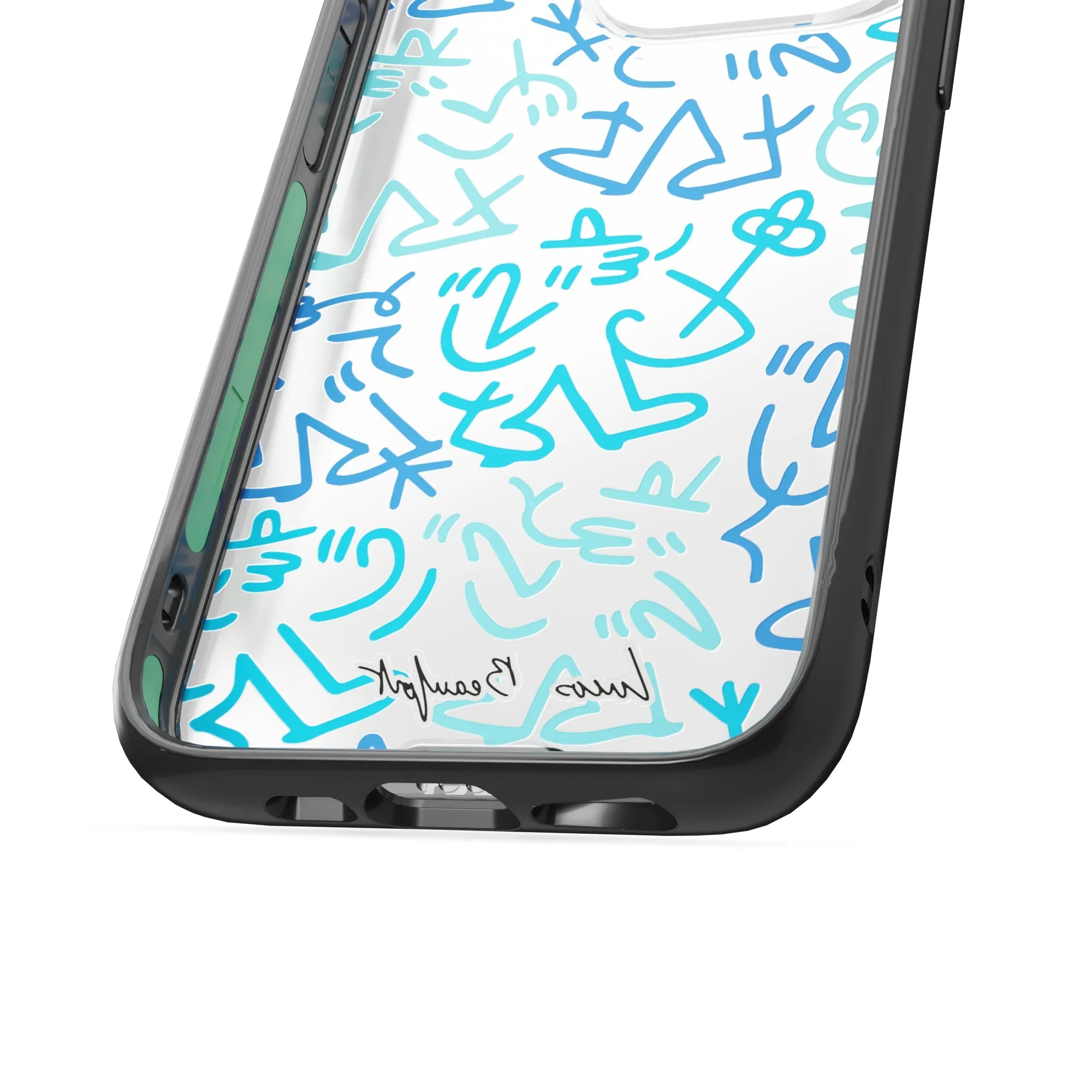 Lucas Beaufort Blue Printed Phone Case - Clarity