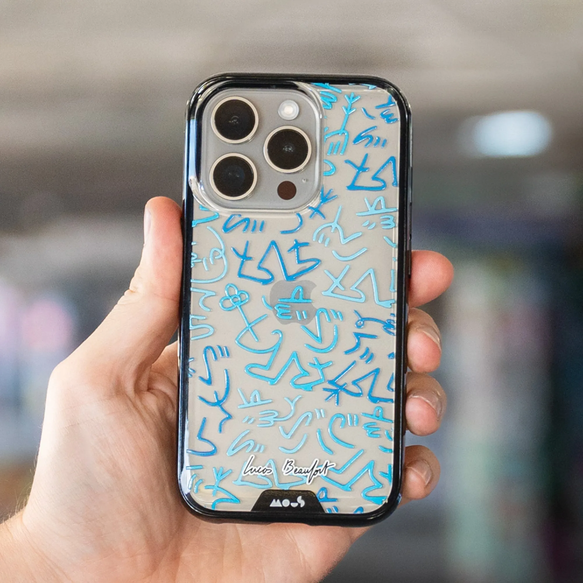 Lucas Beaufort Blue Printed Phone Case - Clarity