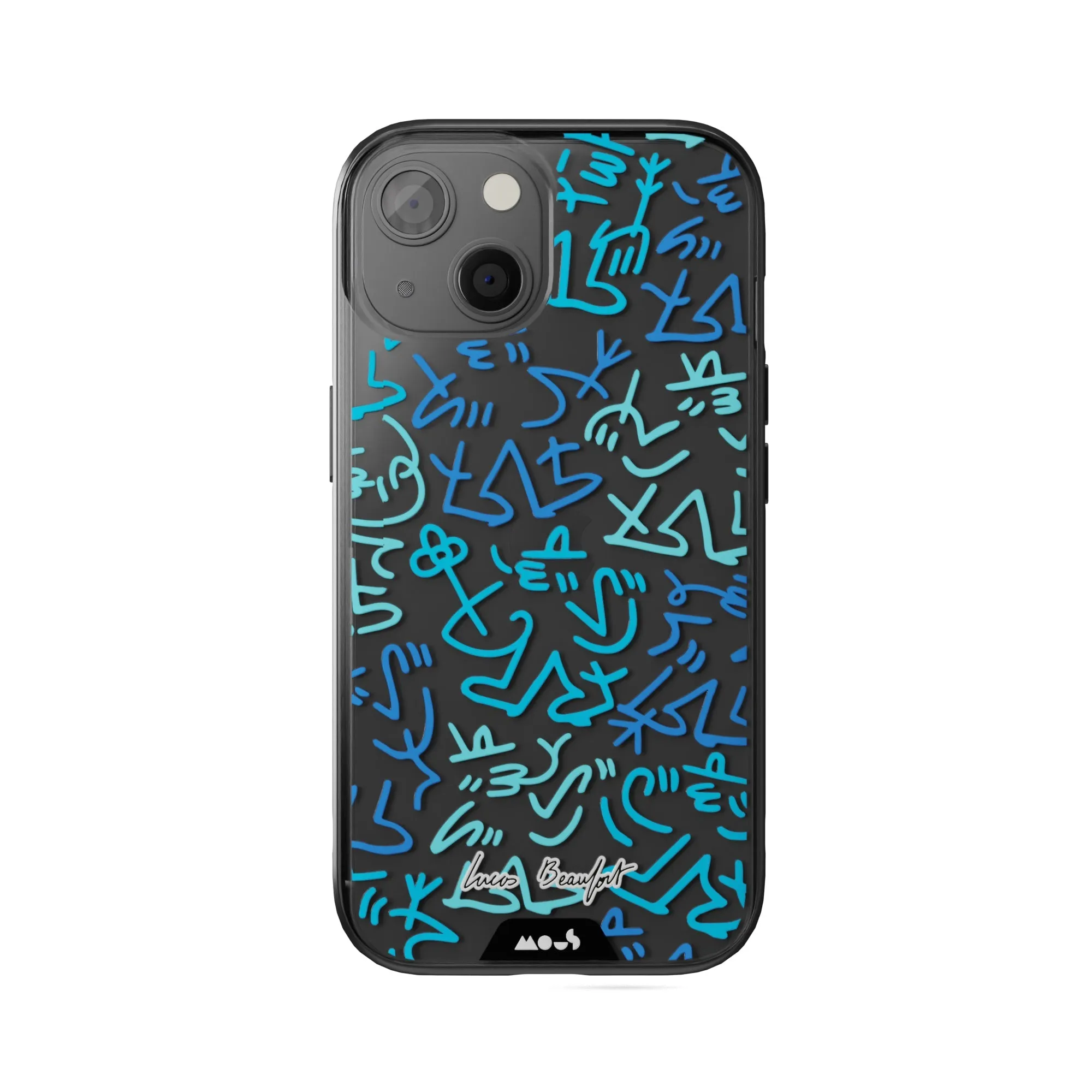 Lucas Beaufort Blue Printed Phone Case - Clarity