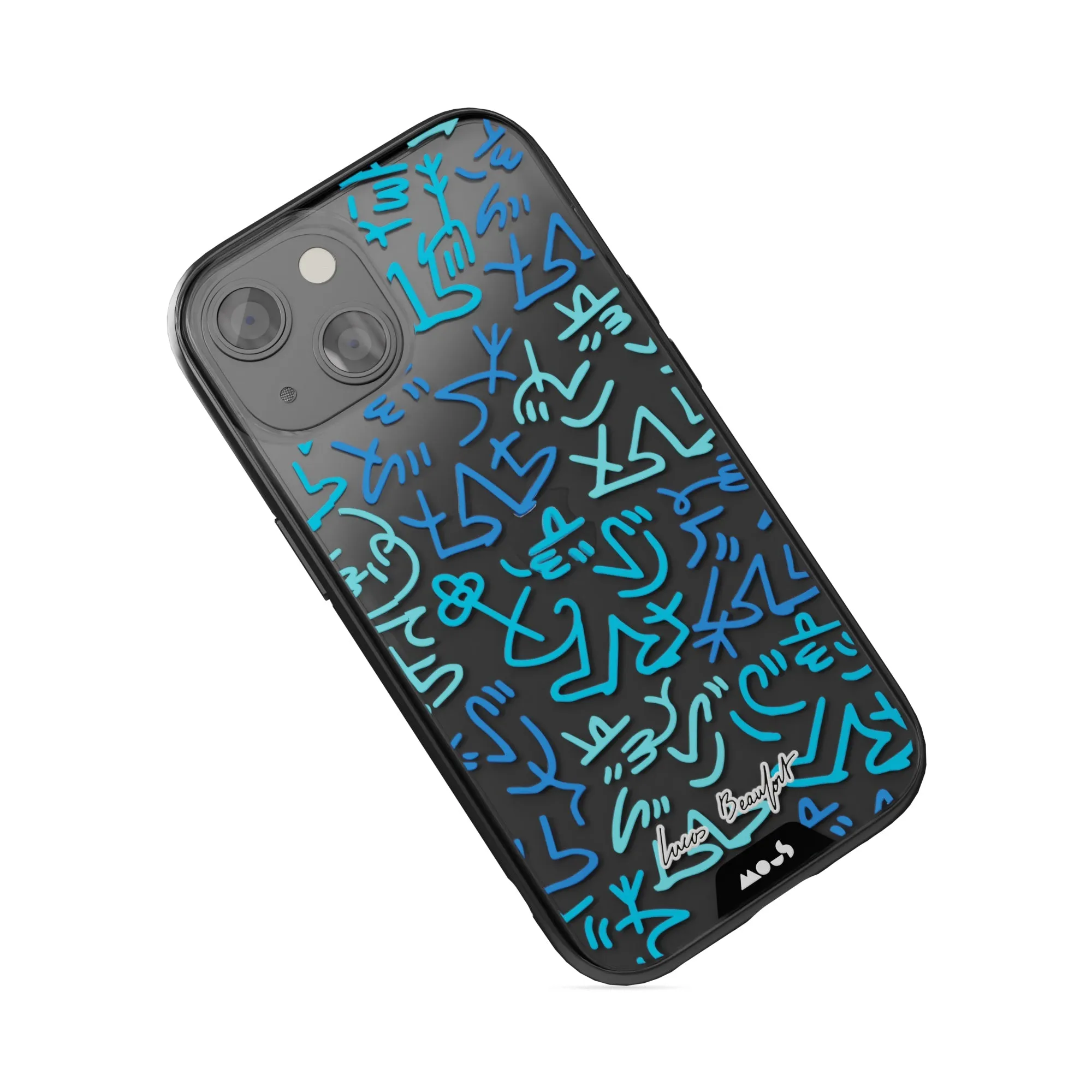 Lucas Beaufort Blue Printed Phone Case - Clarity
