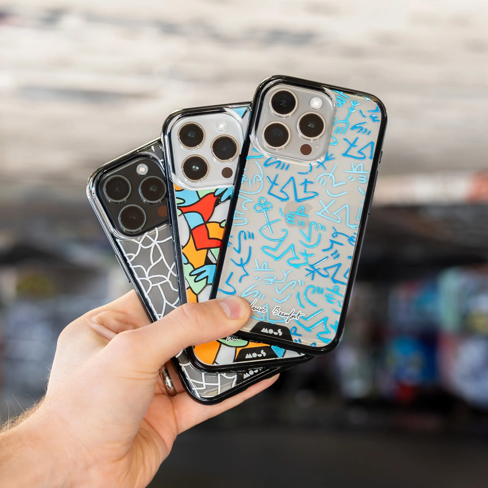 Lucas Beaufort Blue Printed Phone Case - Clarity