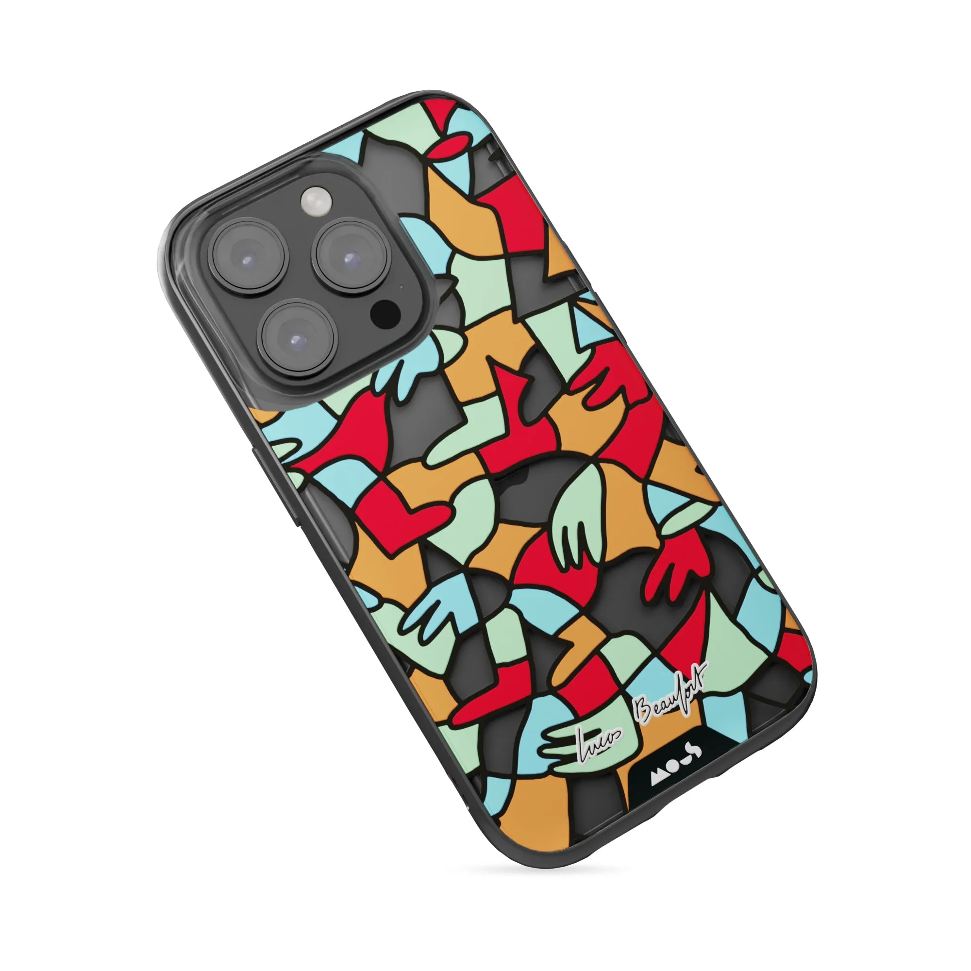 Lucas Beaufort Multicolour Printed Phone Case - Clarity