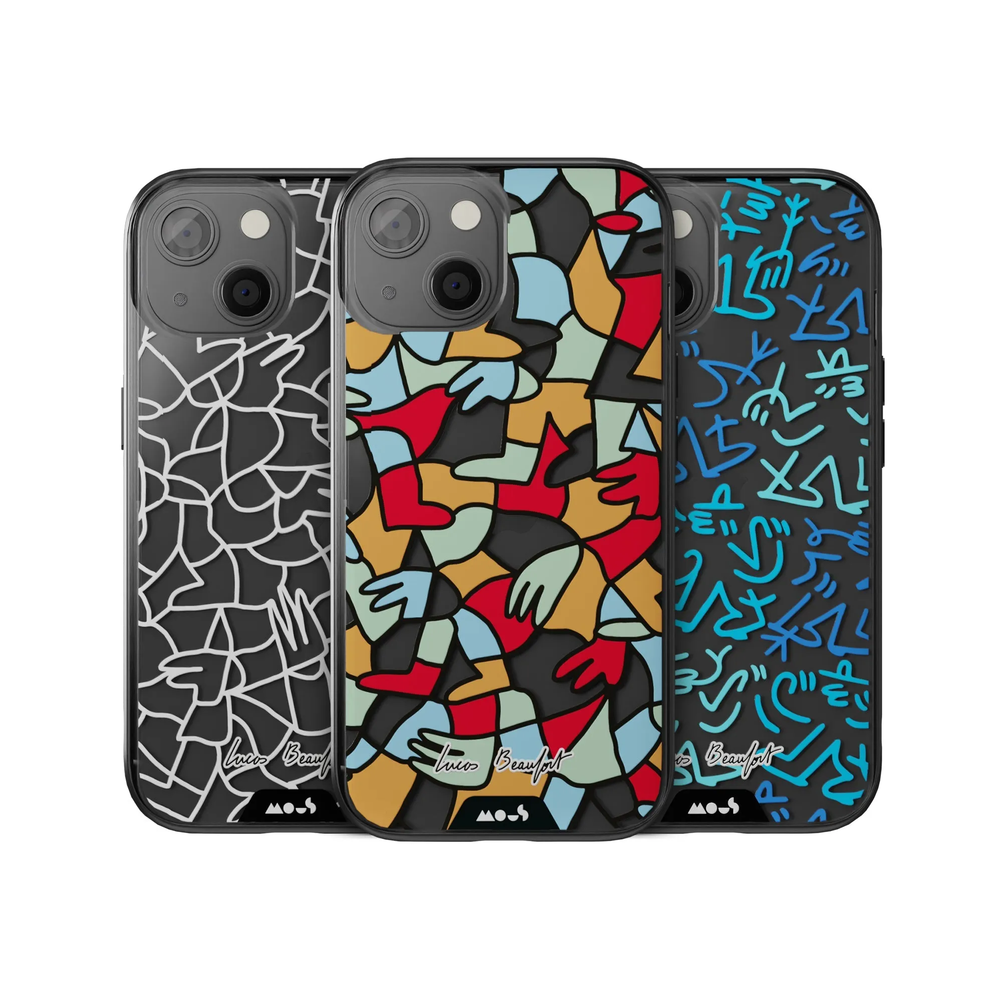 Lucas Beaufort Multicolour Printed Phone Case - Clarity