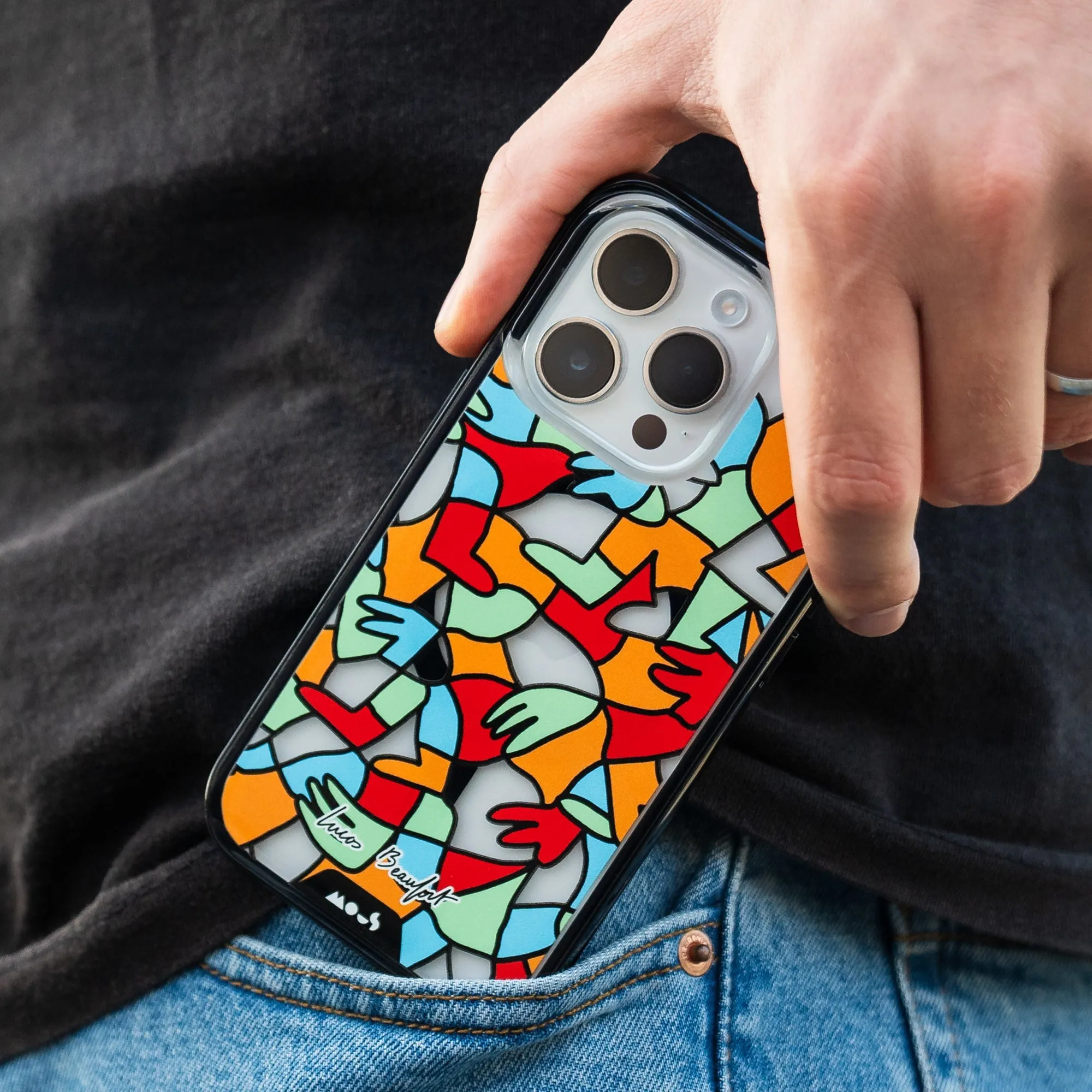 Lucas Beaufort Multicolour Printed Phone Case - Clarity