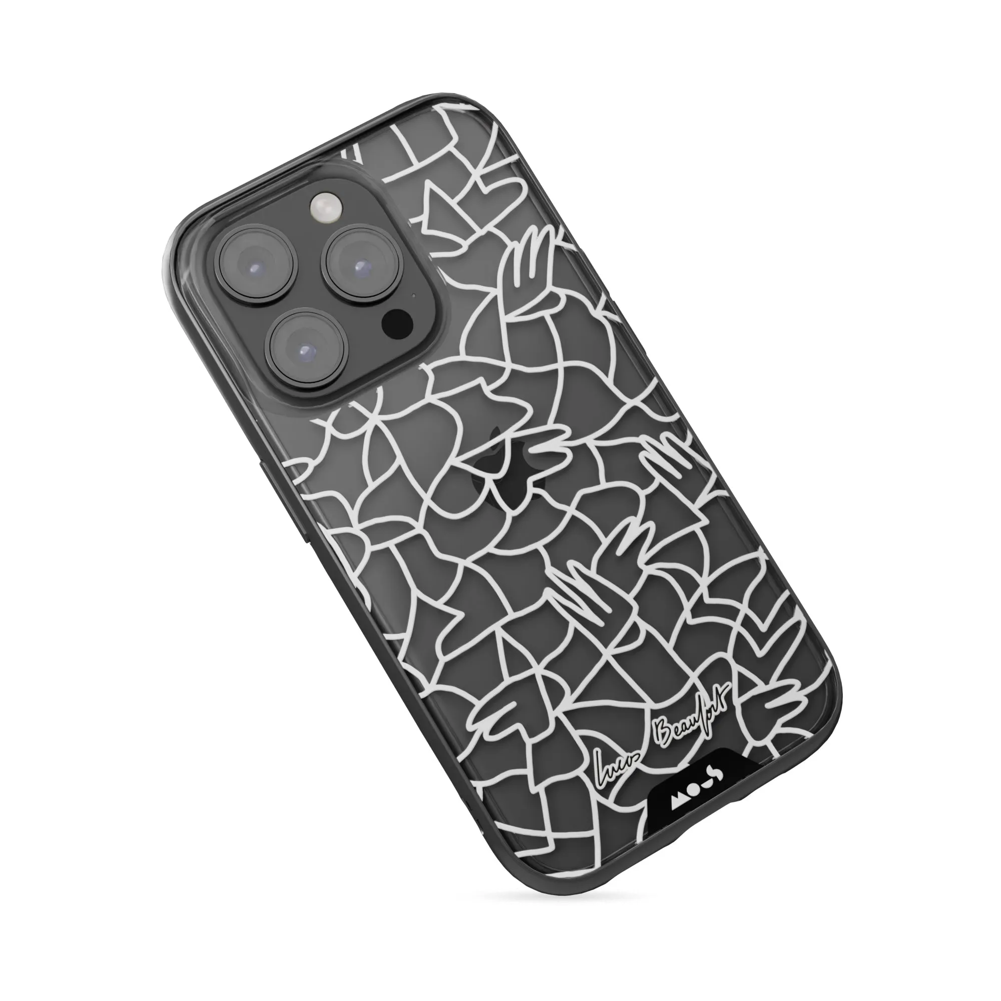Lucas Beaufort White Printed Phone Case - Clarity