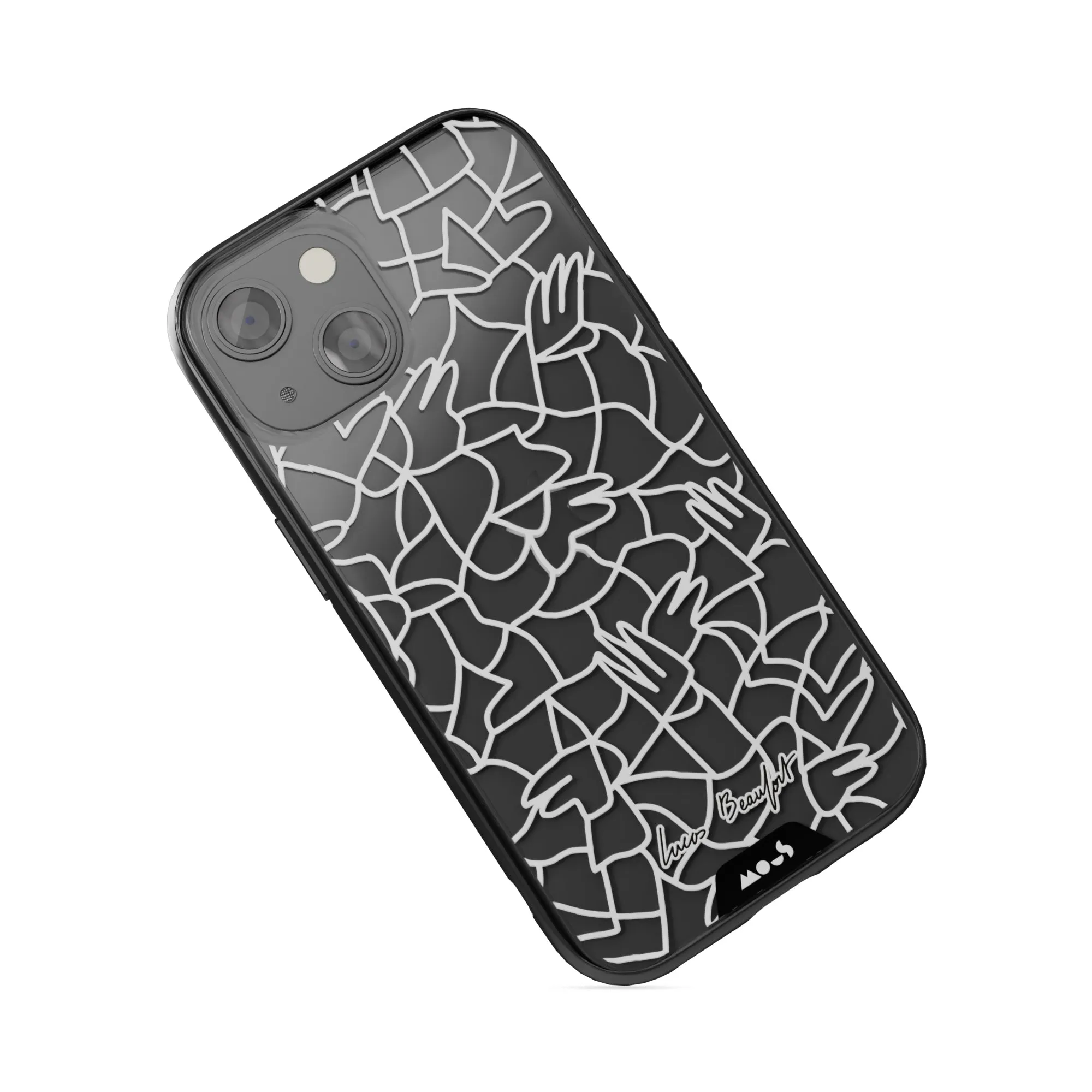 Lucas Beaufort White Printed Phone Case - Clarity