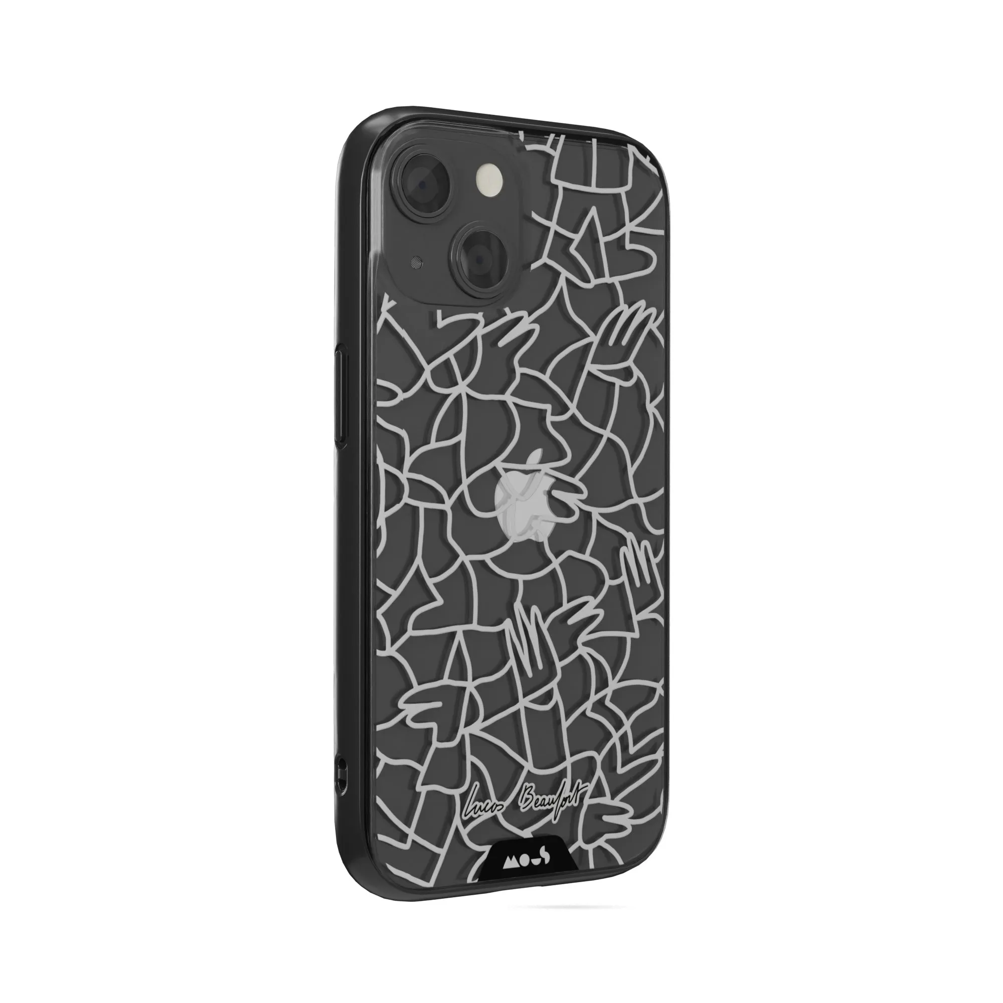 Lucas Beaufort White Printed Phone Case - Clarity