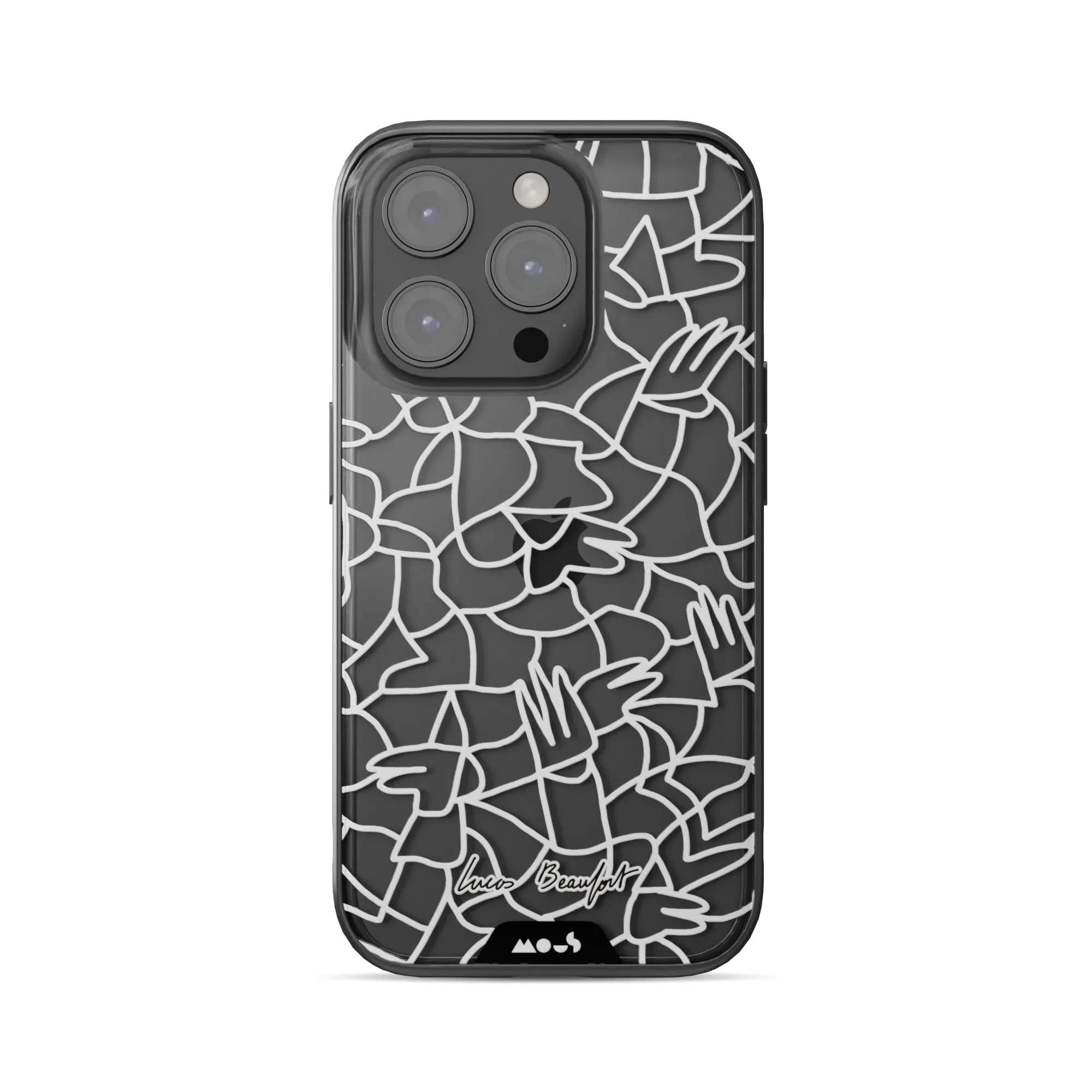 Lucas Beaufort White Printed Phone Case - Clarity