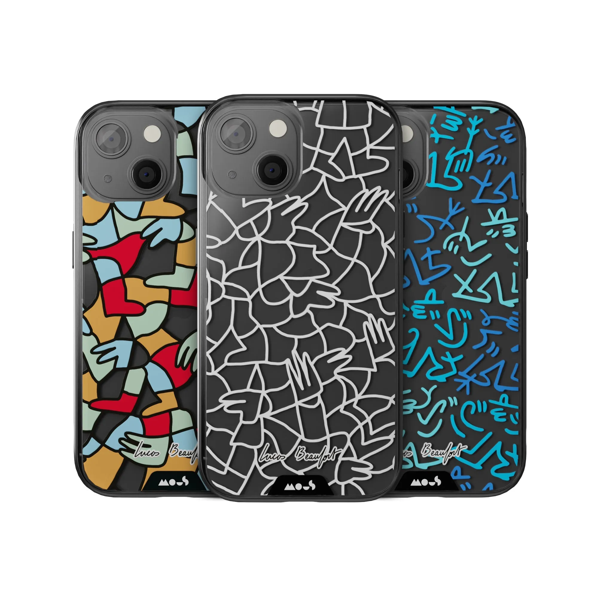 Lucas Beaufort White Printed Phone Case - Clarity