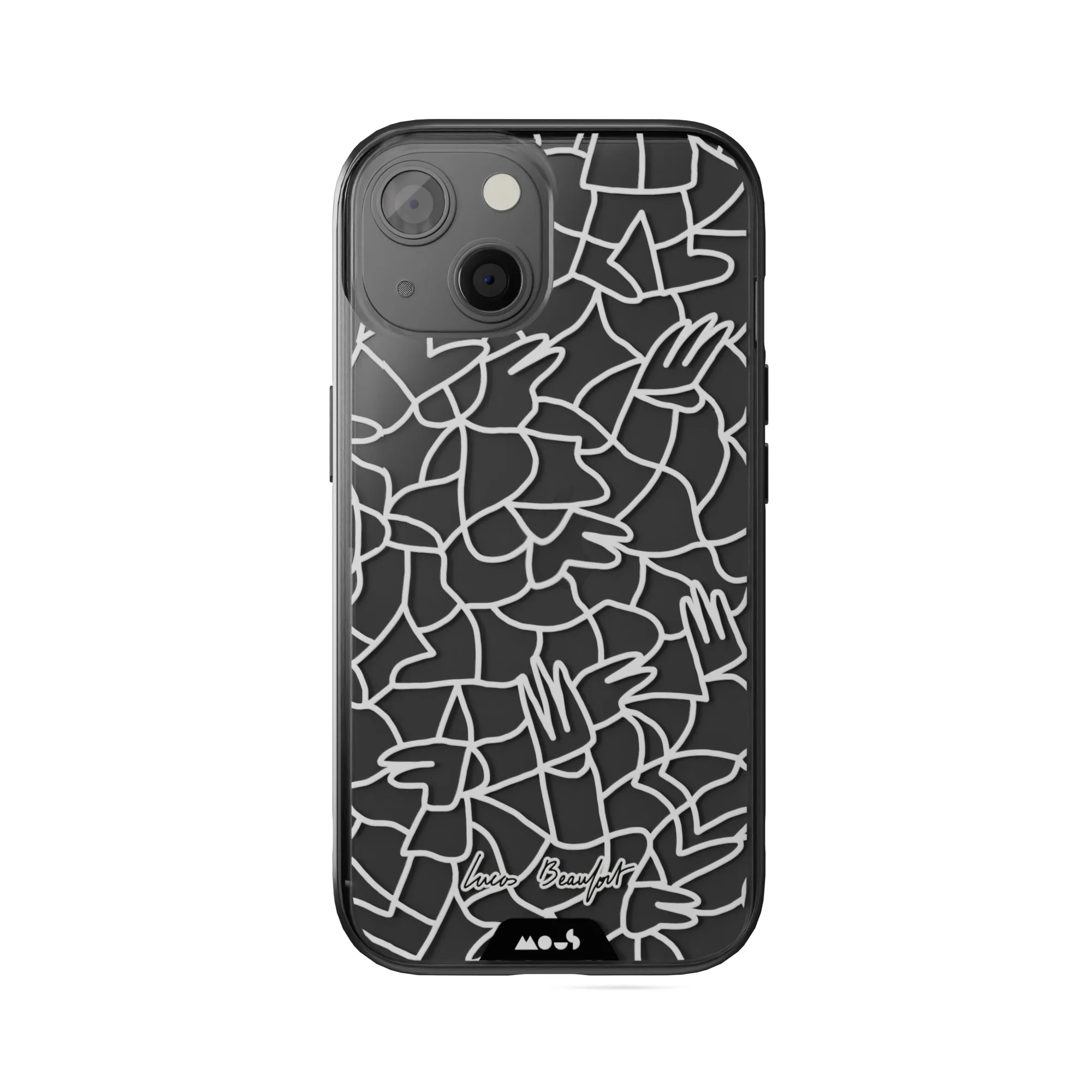 Lucas Beaufort White Printed Phone Case - Clarity