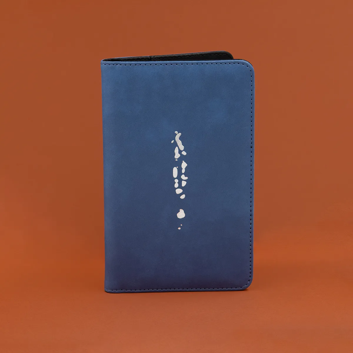 Maldives Map Travel Wallet (Blue/Black)