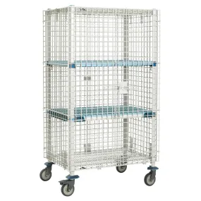 Metro MQSEC55DE MetroMax Q Security Cart with Braking Casters, fits 24" x 48" Shelves