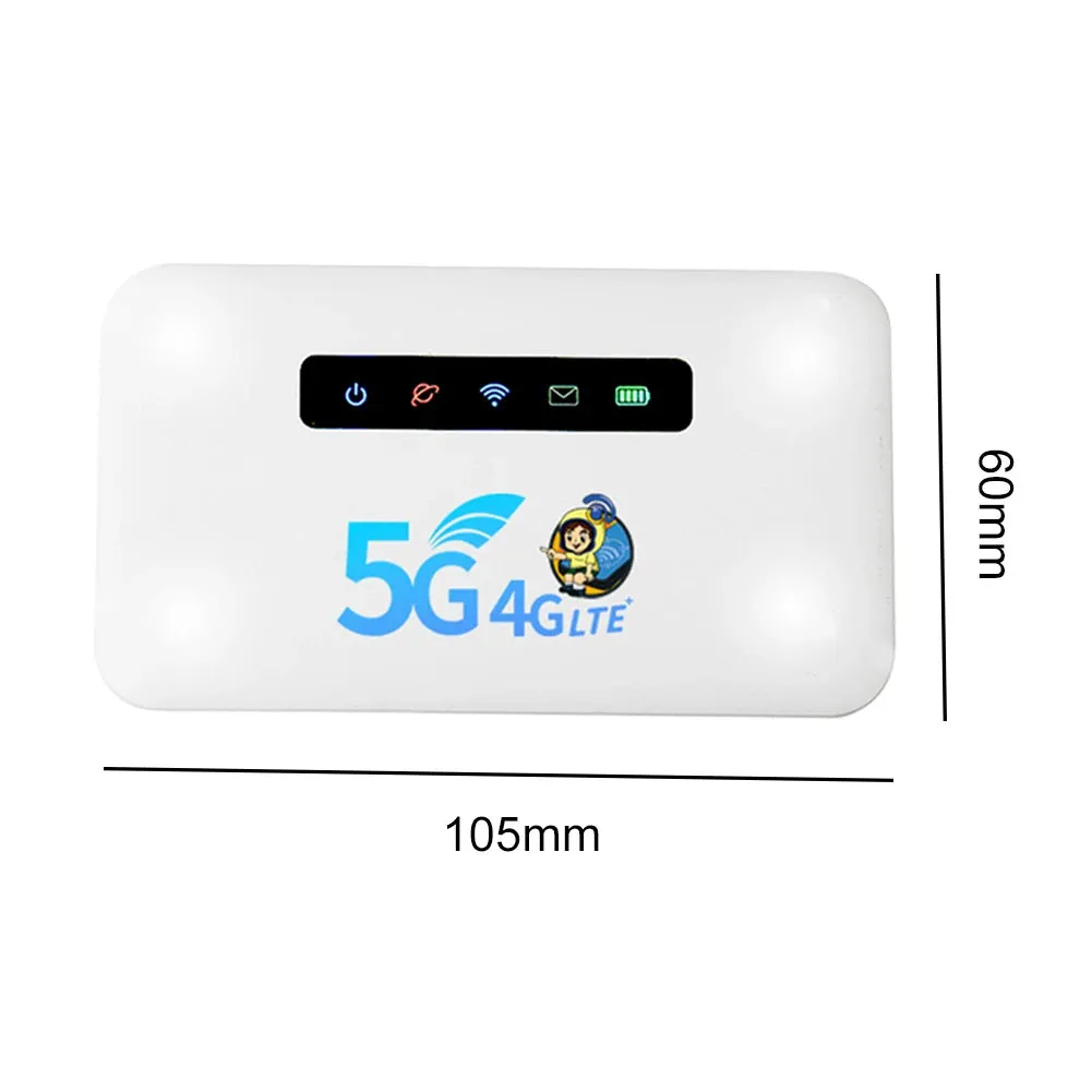 Mobile WiFi Hotspot Portable 4G Router - 150Mbps Speed, 2600mAh Battery, SIM Slot - Your Ultimate Travel Companion