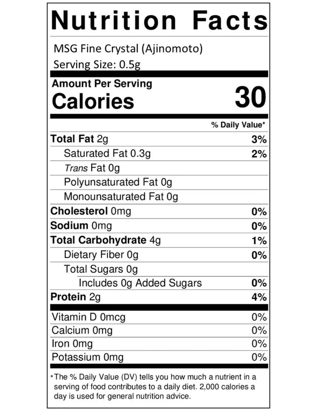 MSG Fine Mono Sodium Glutamate