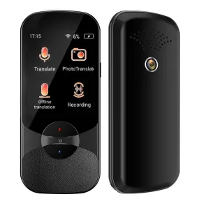MUGORO Portable Language Translator Device,Two-Way Smart Voice and Photo Translator in Real Time,Supports 106 Languages,Up to 180H Standby,Ideal for Business and Travel