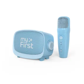 myFirst Microphone & Speaker, Voice 2, Portable & Wireless - Blue
