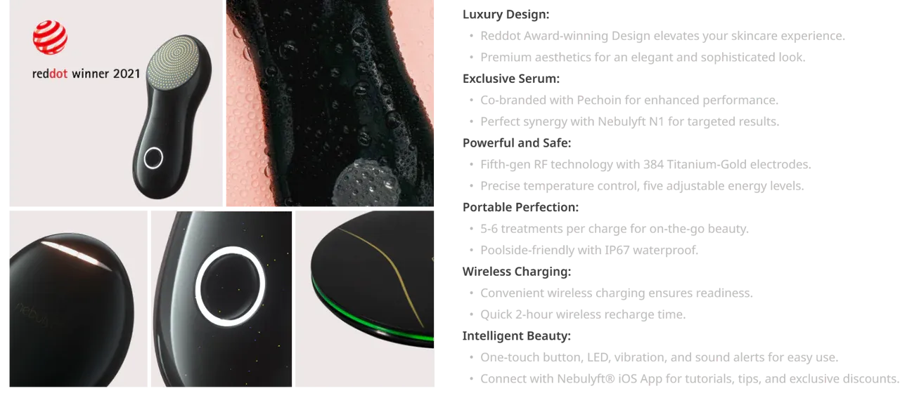 Nebulyft N1 Multipolar Micro-RF Anti-Aging Device