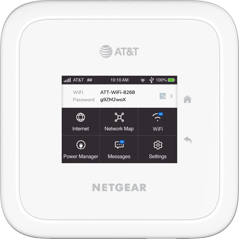 NETGEAR - Nighthawk M6 5G Mobile Hotspot (AT&T) - White