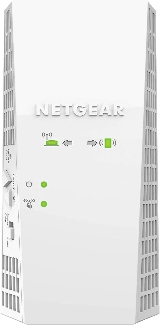 NETGEAR WiFi Booster Range Extender | WiFi Extender Booster | WiFi Repeater Internet Booster | Covers up to 2100 sq ft and 35 devices | AC1900 (EX6410)