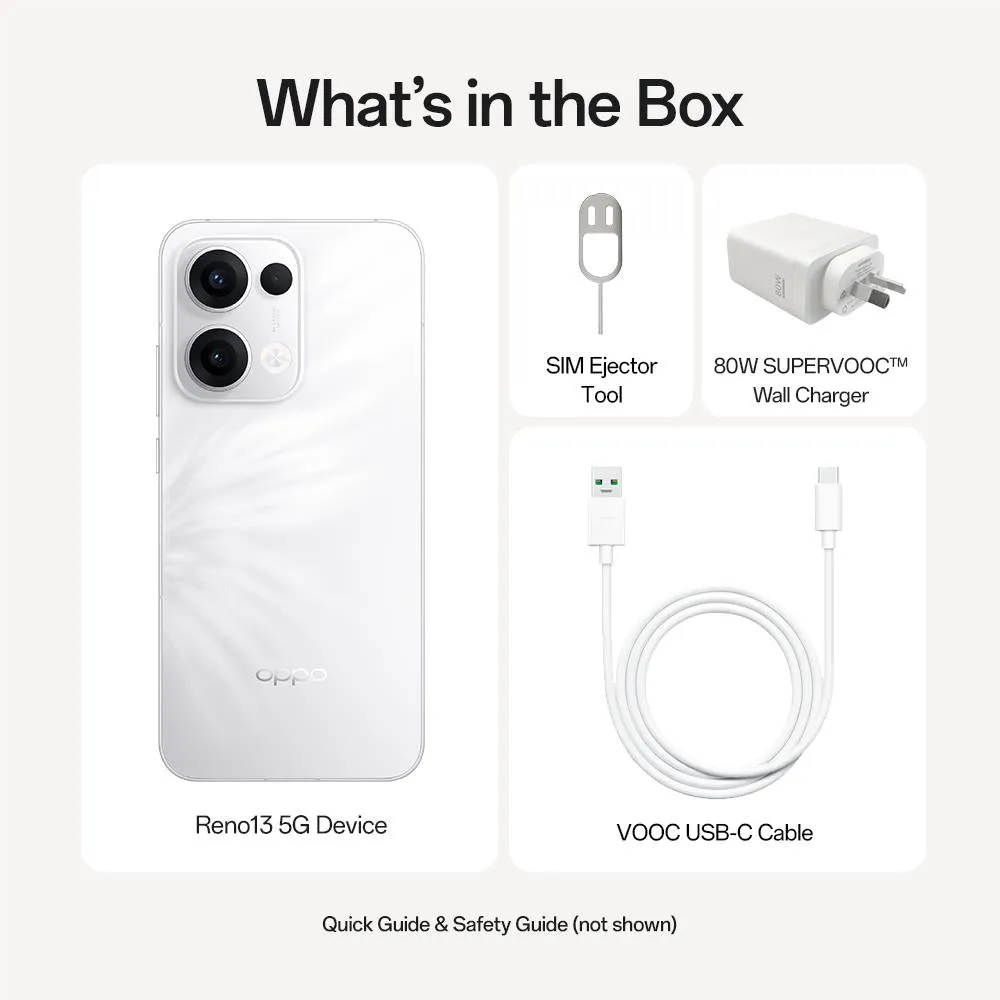 OPPO Reno13 5G 256GB (Plume White)