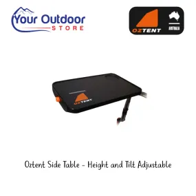 Oztent Side Table - Height and Tilt Adjustable