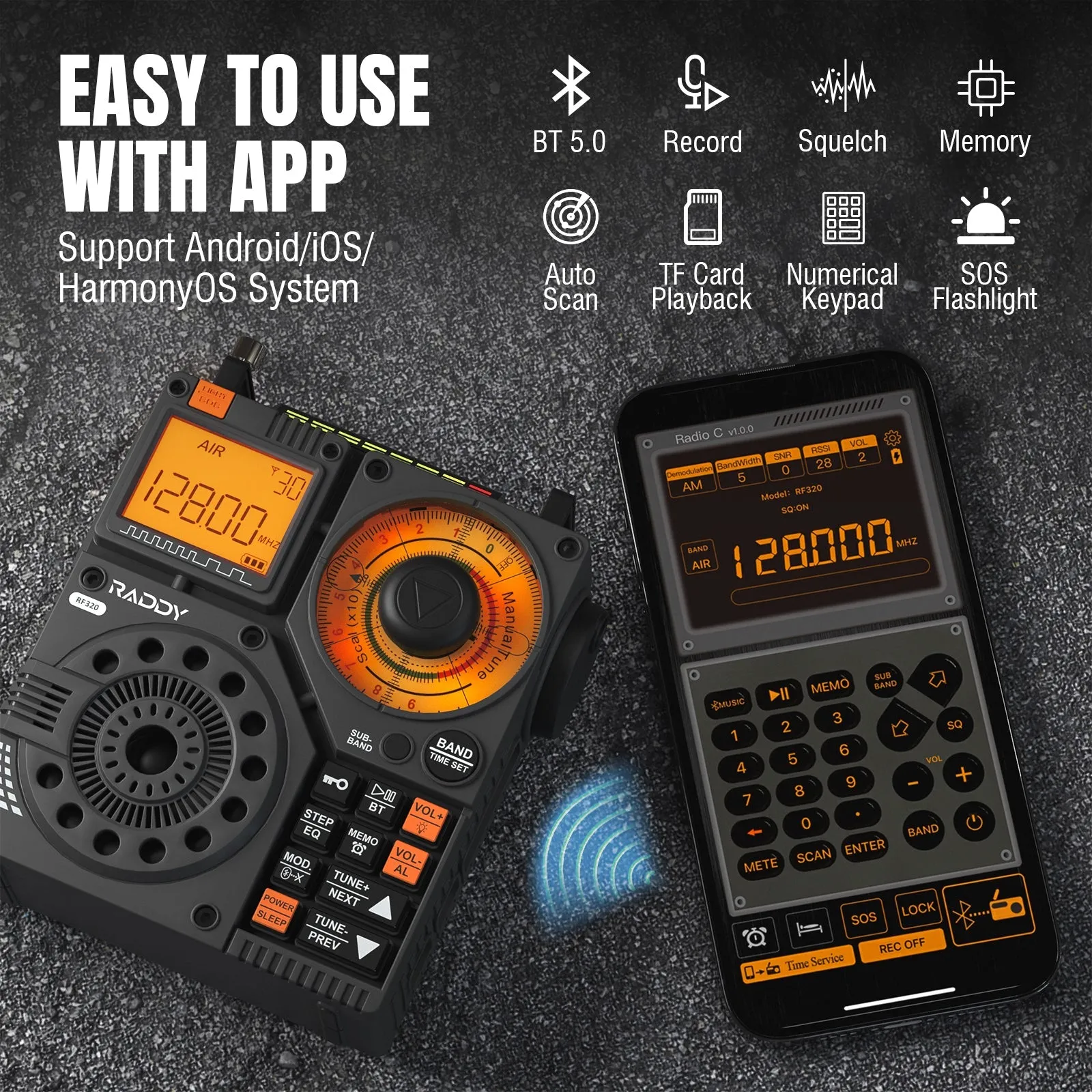 Raddy RF320 Shortwave Radio [OPEN BOX]