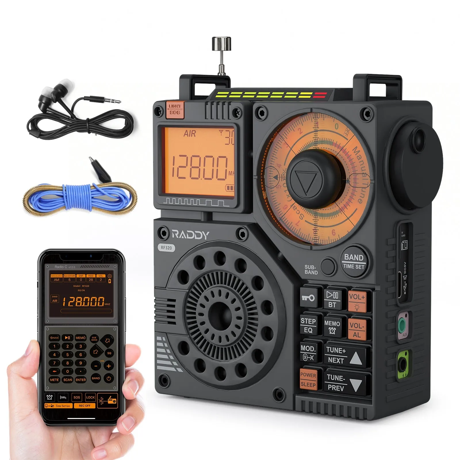 Raddy RF320 Shortwave Radio [OPEN BOX]