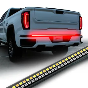 Redline Double Row LED Tailgate Light Bar with Reverse Light, Brake Light, Turn Signals and Hazard Light
