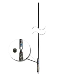 RFI CDQ5000-B Bullbar Q-Fit UHF CB 477Mhz Collinear Antenna 1010mm - B/W