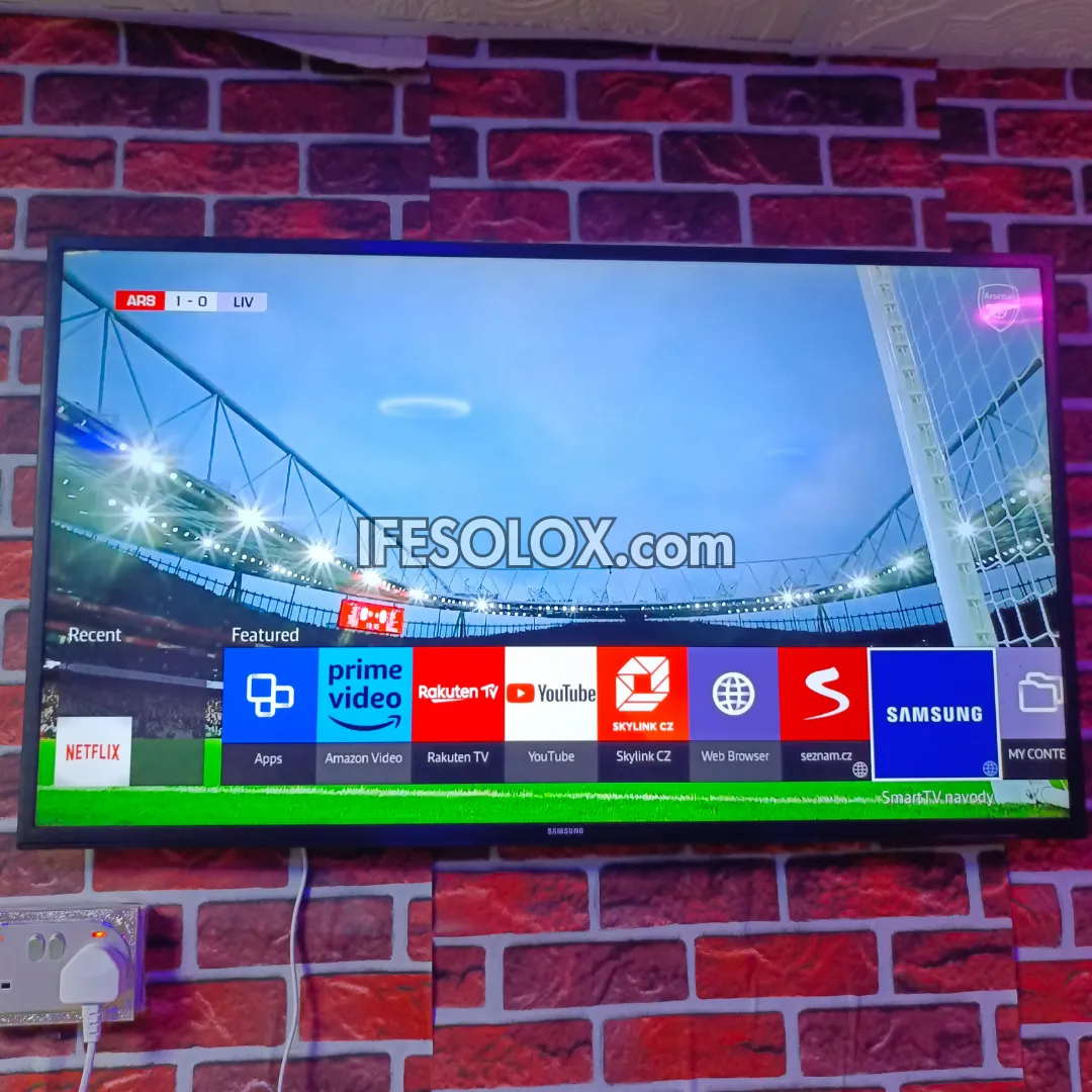 SAMSUNG 40 Inch UE40JU6000 Series Smart 4K UHD LED TV (Bluetooth, WiFi, Miracast) - UK Used