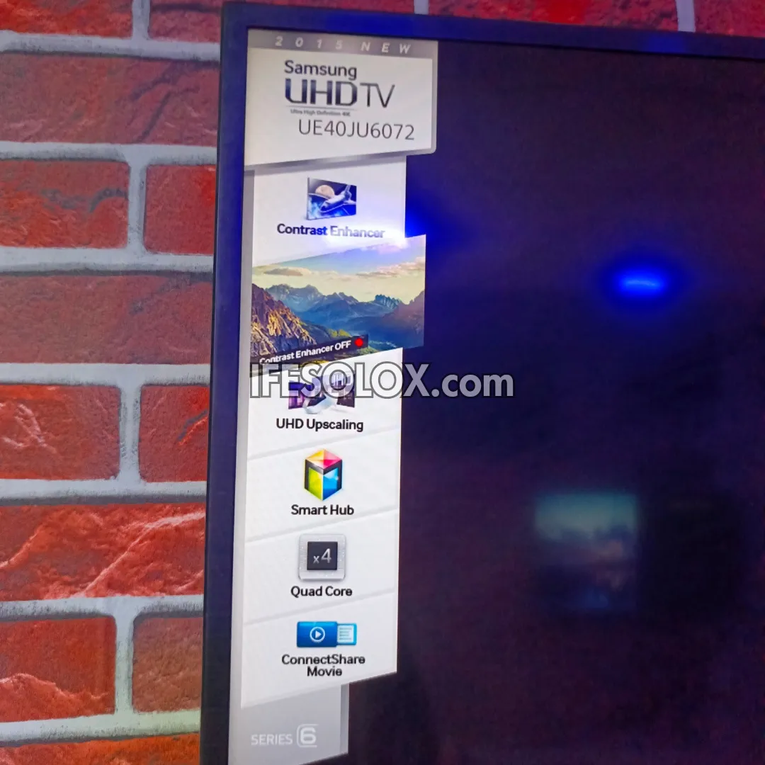 SAMSUNG 40 Inch UE40JU6000 Series Smart 4K UHD LED TV (Bluetooth, WiFi, Miracast) - UK Used