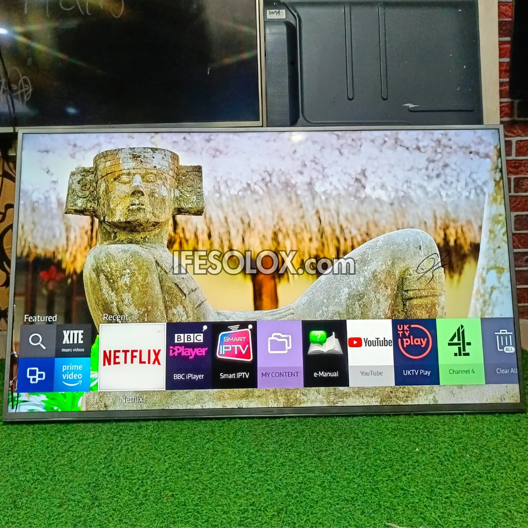 SAMSUNG 60 Inch UE60JU6800 Smart 4K UHD HDR LED TV (Bluetooth, WiFi, Screen Mirroring) - UK Used