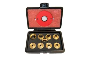 SawStop 9 Piece Brass Precision Template Guide Set