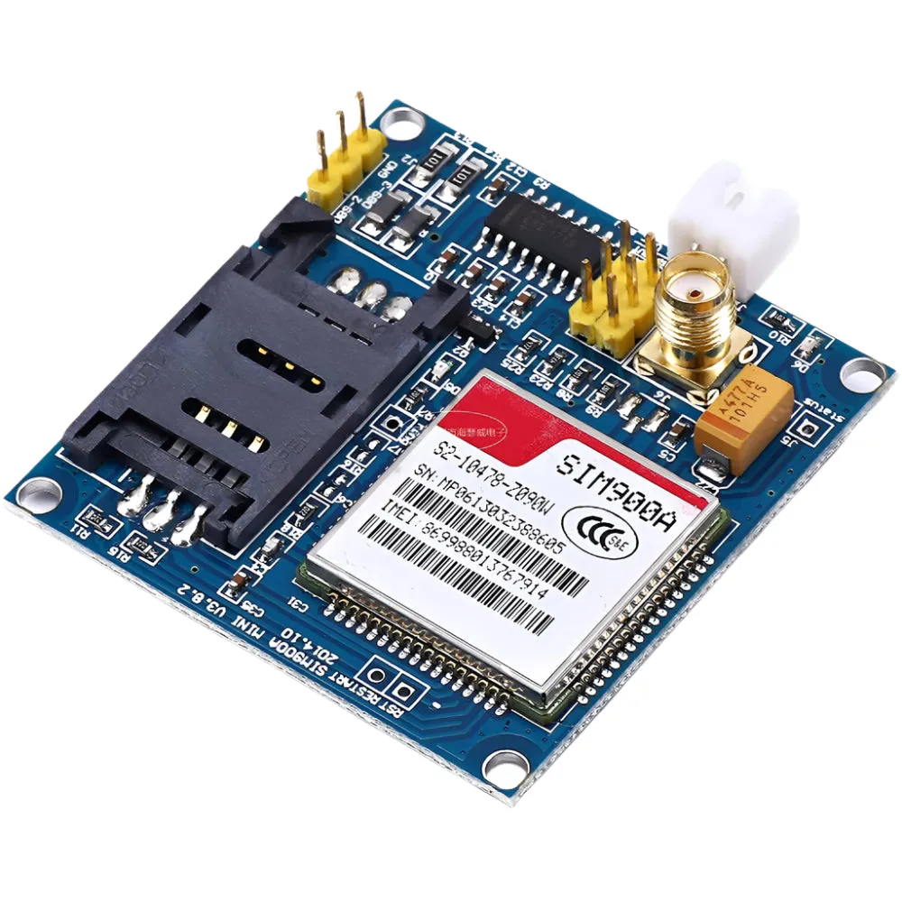SIM900A V4.0 Kit Wireless Extension Module GSM GPRS Board Antenna