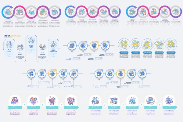 Smart City Infographics Bundle