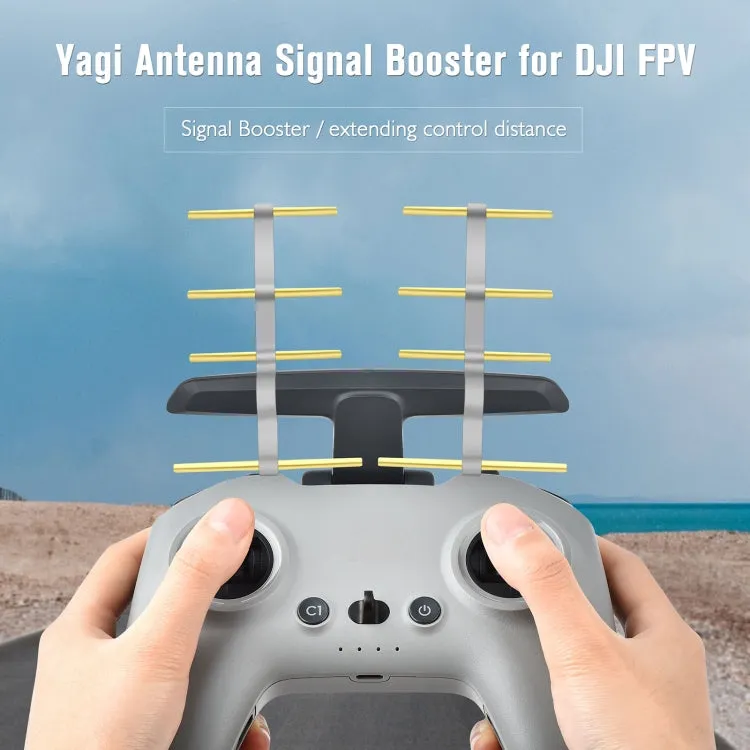 STARTRC Extended Distance Yagi Antenna Signal Enhancer for DJI FPV(Grey)