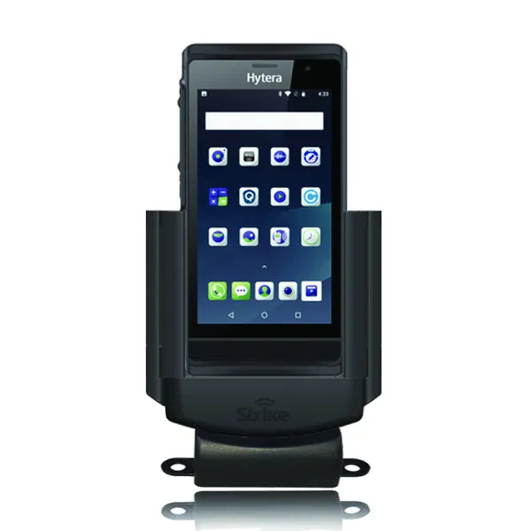 Strike Alpha in-car Cradle for Hytera PNC550 Single Bay Desktop Charger
