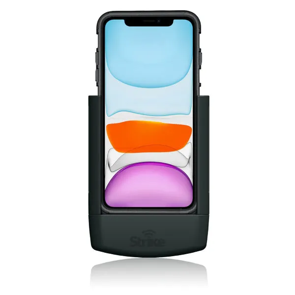 Strike Alpha in-car Cradle for iPhone 11 that work with Strike Rugged Case On