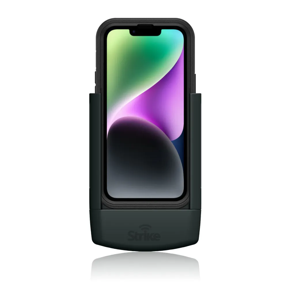 Strike Alpha in-car Cradle for iPhone 14 Car Phone Holder that work with OtterBox Defender Case On