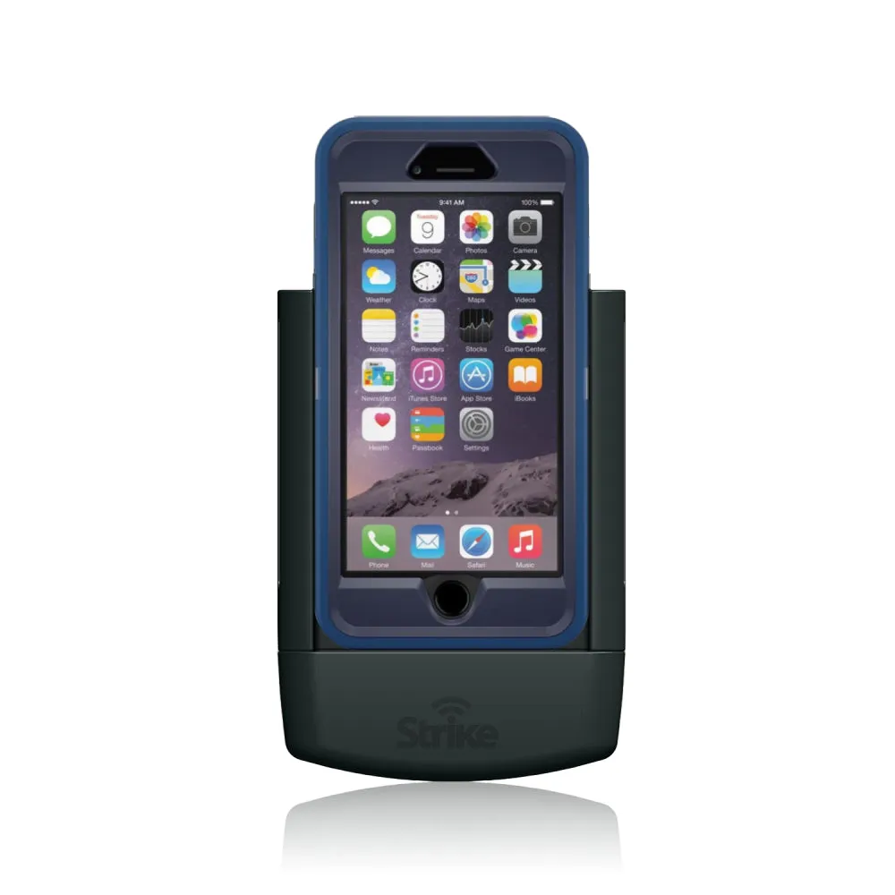 Strike Alpha in-car Cradle for iPhone 6 Plus & 6s Plus that work with OtterBox Defender Case On