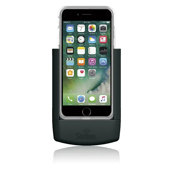 Strike Alpha in-car Cradle for iPhone 7  8 & SE (2nd Gen) with Strike Case On