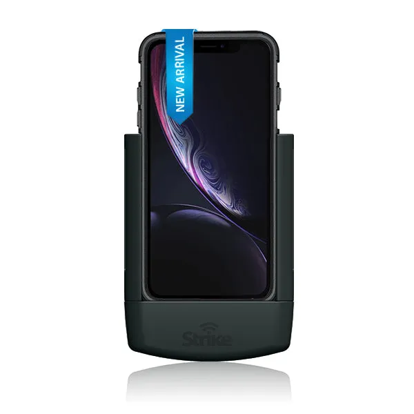 Strike Alpha in-car Cradle for iPhone XR that work with Strike Rugged Case On