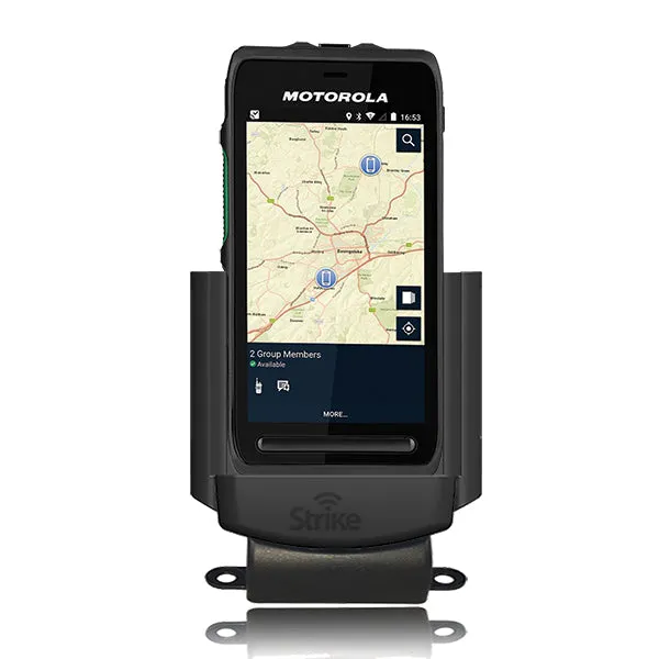 Strike Alpha in-car Cradle for Motorola Lex L11 Single Bay Desktop Charger